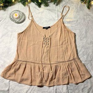 Tan Tanktop Blouse